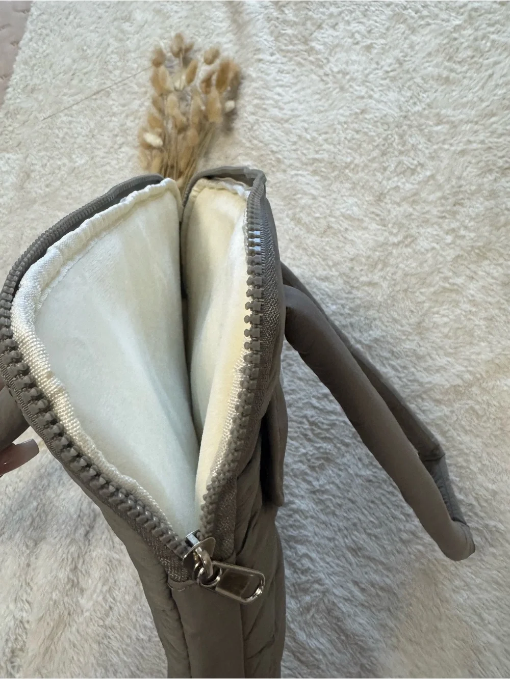 New LIFEHOHO Gray Padded Laptop Tote Bag